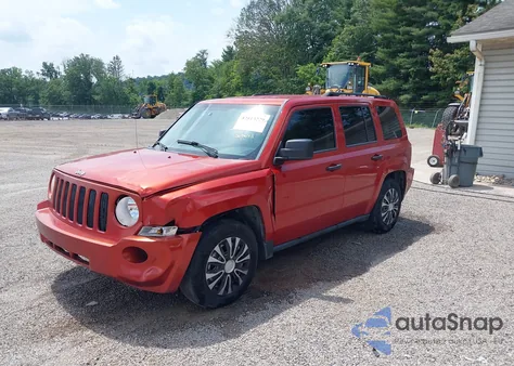 2008 Jeep Patriot Sport из США, поврежденный, VIN 1J8FF28W48D756280